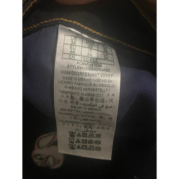 Guess x Tokyovitamin Tokyo Vitamin Rabbit Logo Baggy Carpenter Jeans - Picture 9 of 9